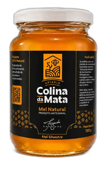 Mel Puro 100% Abelha 780g